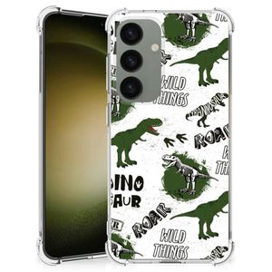 Case Anti-shock voor Samsung Galaxy S24 Dinosaurus