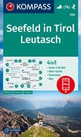 Wandelkaart 026 Seefeld in Tirol - Leutasch | Kompass - thumbnail