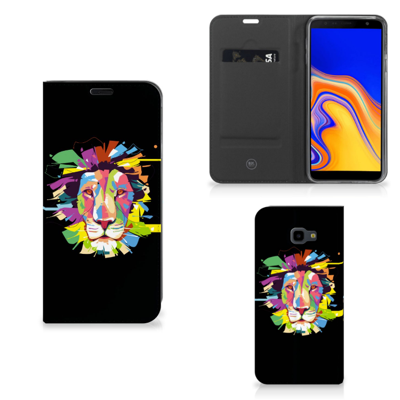 Samsung Galaxy J4 Plus Magnet Case Lion Color Samsung Galaxy J4 Plus Magnet Case Lion Color