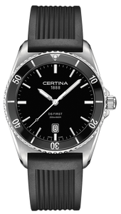 Horlogeband Certina C603019574 Rubber Zwart 22mm