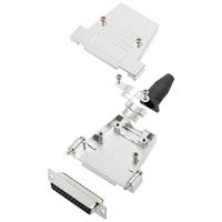 encitech DTSL25-SJSRG-T-DBS-K 6355-0086-13 D-sub female connectorset 180 ° Aantal polen: 25 Soldeerkelk 1 stuk(s)