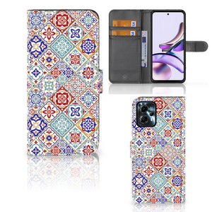 Motorola Moto G13 | G23 Bookcase Tiles Color