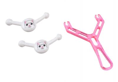 Jonotoys slingshot alpaca katapult 9 cm roze