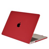 Lunso MacBook Pro 16 inch (2019) cover hoes - case - Mat Bordeaux Rood - thumbnail