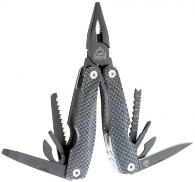 Puma Tec multitool 16 cm RVS grijs 3-delig Puma Tec multitool 16 cm RVS grijs 3-delig
