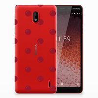 Nokia 1 Plus Siliconen Case Cherries