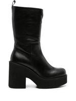 Paloma Barceló bottes Brook 100 mm en cuir - Noir