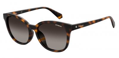 Polaroid zonnebril 4089/F/S dames cat. 3 polycarbonaat bruin