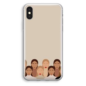 Girls girls girls: iPhone X Transparant Hoesje