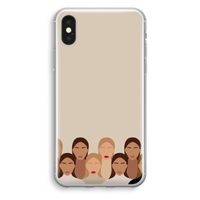 Girls girls girls: iPhone X Transparant Hoesje - thumbnail