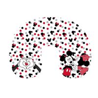 Mickey & Minnie Mouse nekkussen 43x35cm wit - thumbnail