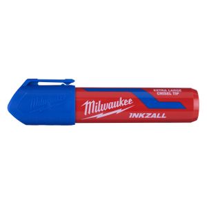 Milwaukee Accessoires INKZALL Blauwe XL Beitelpunt Marker | 12 stuks - 4932471561