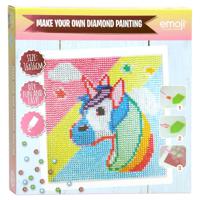 Sambro Emoji Diamond Painting Unicorn - thumbnail