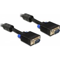 DeLOCK 5m VGA Cable VGA kabel VGA (D-Sub) Zwart - thumbnail