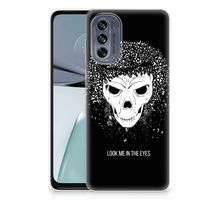 Silicone Back Case Motorola Moto G62 5G Skull Hair - thumbnail