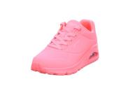 Skechers Uno Stand On Air dames Sneaker Low top, Coral Durabuck Mesh, 38 EU