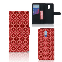 Nokia 2.3 Telefoon Hoesje Batik Rood - thumbnail