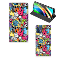 Motorola Moto G9 Plus Hippe Standcase Punk Rock - thumbnail