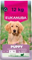 Eukanuba Puppyvoer met lam & rijst voor grote rassen – premium droogvoer voor junior honden, 12 kg