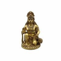 Beeld van Zittende Lord Hanuman (24 cm) - thumbnail