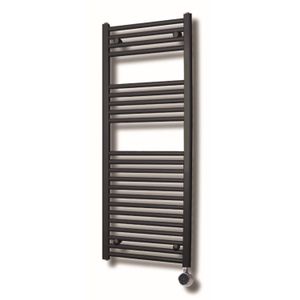 Elektrische Design Radiator Sanicare Plug En Play 111,8 x 45 cm Chroom Thermostaat Chroom 435 Watt Sanicare