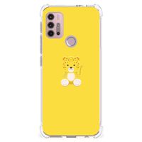 Motorola Moto G30 | G20 | G10 Stevig Bumper Hoesje Baby Leopard