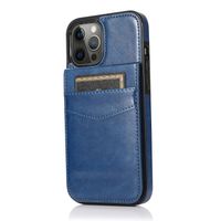 Samsung Galaxy A52S hoesje - Backcover - Pasjeshouder - Portemonnee - Kunstleer - Donkerblauw