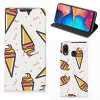 Samsung Galaxy A30 Flip Style Cover Icecream - thumbnail