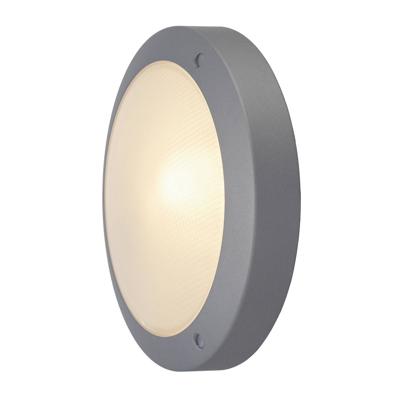 SLV buiten wandlamp Bulan - zilvergrijs/glas gesatineerd SLV buiten wandlamp Bulan - zilvergrijs/glas gesatineerd