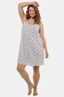 Ulla Popken Nachthemd, mouwloos, bandjes met sierring - Grote Maten