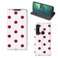 Motorola G8 Plus Flip Style Cover Cherries