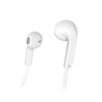 Hama Oordopjes Advance Earbuds Microfoon Platte Kabel Wit - thumbnail