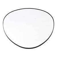 Fragix Nomad wandspiegel - Organisch - Zwart metaal - 60x60