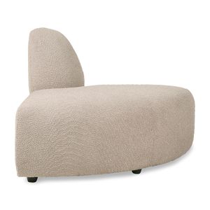 HKliving Jax bank Angle Boucle Taupe