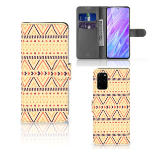 Samsung Galaxy S20 Plus Telefoon Hoesje Aztec Yellow