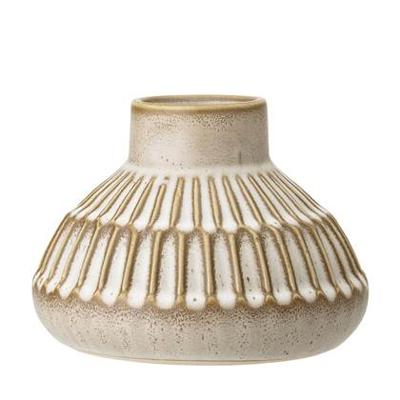 Bloomingville Handgemaakte Stoneware Vaas Ø 11,5 cm Bloomingville Handgemaakte Stoneware Vaas Ø 11,5 cm