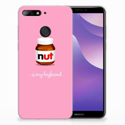 Huawei Y6 (2018) Siliconen Case Nut Boyfriend Huawei Y6 (2018) Siliconen Case Nut Boyfriend