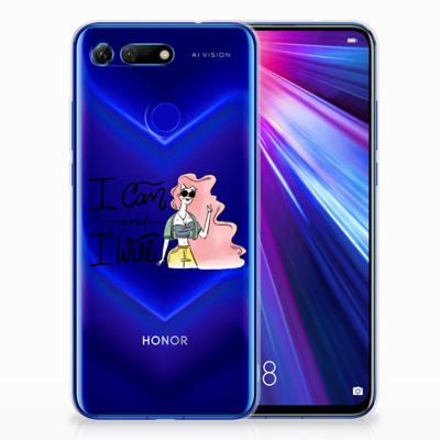 Honor View 20 Telefoonhoesje met Naam i Can Honor View 20 Telefoonhoesje met Naam i Can