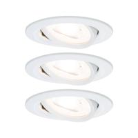 Paulmann 93467 Inbouwlamp Set van 3 stuks LED GU10 19.5 W Wit (mat) - thumbnail