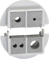 Icotek QVT 50/4 Kabeldoorvoering Deelbaar Polycarbonaat Grijs 1 stuk(s)