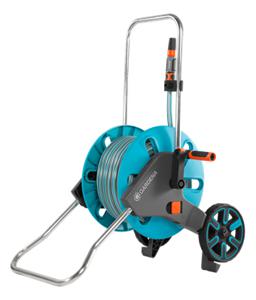 GARDENA CleverRoll M Set 18513-20 Tuinslangwagen Grijs, Turquoise, Oranje 13 mm 20 m 1/2 inch 1 stuk(s)