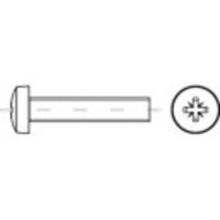 TOOLCRAFT TO-5374968 Lenskopschroeven M4 14 mm Kruiskop Phillips RVS A2 1000 stuk(s)