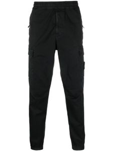 Stone Island tapered-leg cargo trousers - Noir