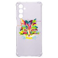 Samsung Galaxy M54 Stevig Bumper Hoesje Cat Color