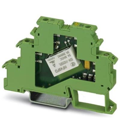 Phoenix Contact DEK-REL- 24/I/1 Relaisklem Nominale spanning: 24 V/DC, 24 V/AC Schakelstroom (max.): 3 A 1x NO 10 stuk(s)