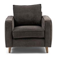 Rivièra Maison Fauteuil 'Kendall' Celtic Weave, kleur Mud