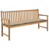 vidaXL Tuinbankkussen 180x50x3 cm beige