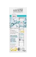 Lavera Basis Sensitiv oogcreme contour des yeux Q10 FR-DE (15 ml)