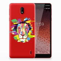 Nokia 1 Plus Telefoonhoesje met Naam Lion Color