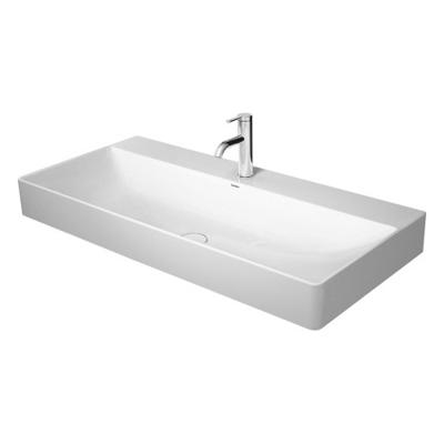Duravit DuraSquare meubelwastafel met 1 kraangat 100 x 47 cm, wit Duravit DuraSquare meubelwastafel met 1 kraangat 100 x 47 cm, wit